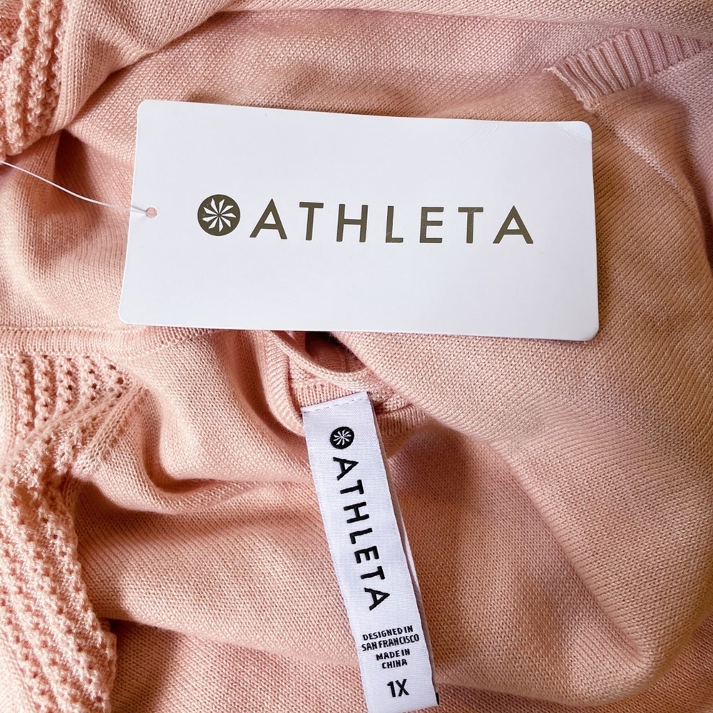 Athleta Evergreen Hoodie Sweater NWT SZ 1X - Picture 5 of 8